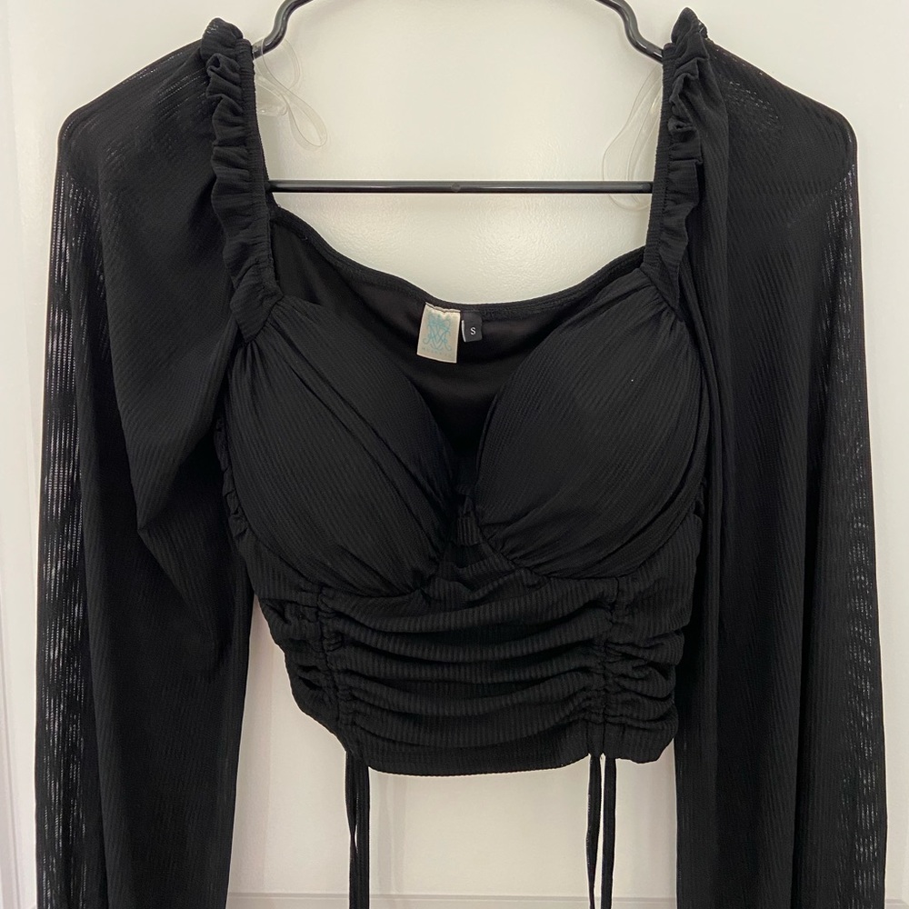 Black Musette top